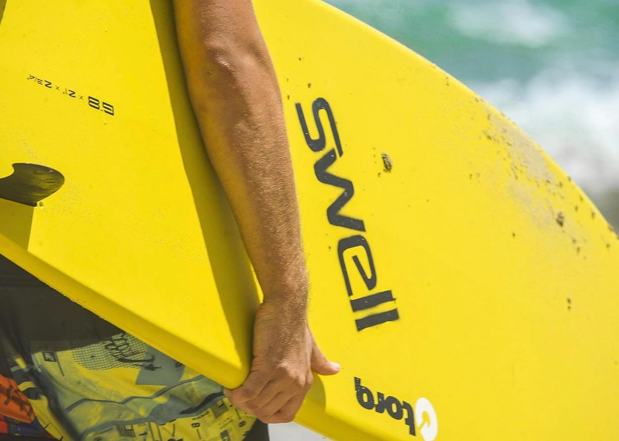 Aerial view of the cove at Swell, Cabarete