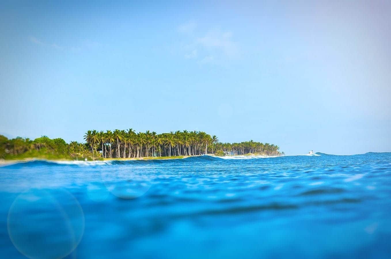 Aerial view of the cove at Swell, Cabarete