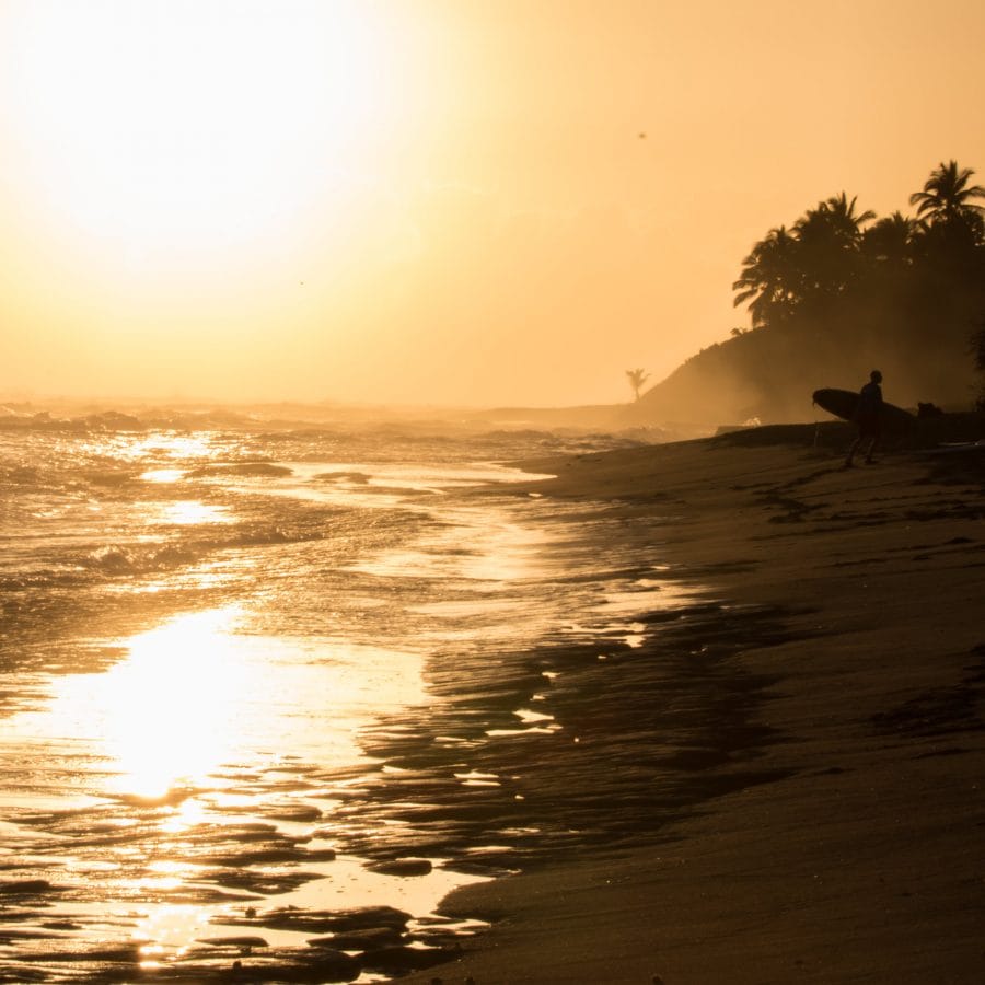 Aerial view of the cove at Swell, Cabarete