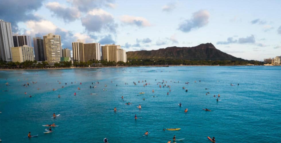 Surfing Hawaii