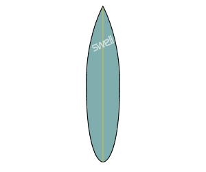 MINI GUN SURFBOARD