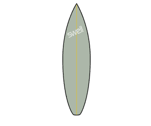 shortboard surfing