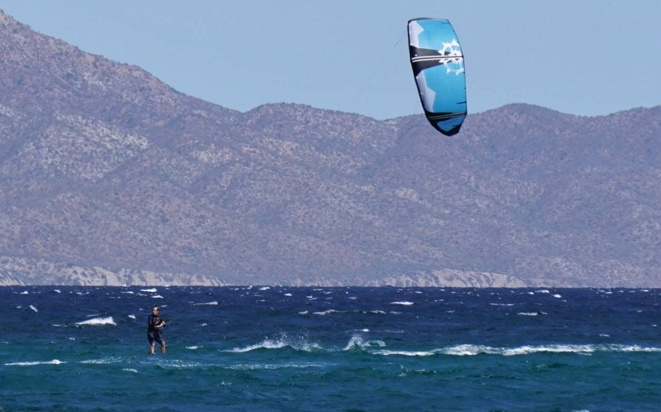 Kiting at La Ventana, Mexico
