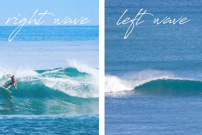 left waves