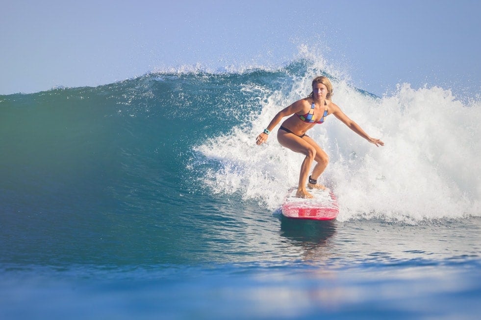 Aerial view of the cove at Swell, Cabarete