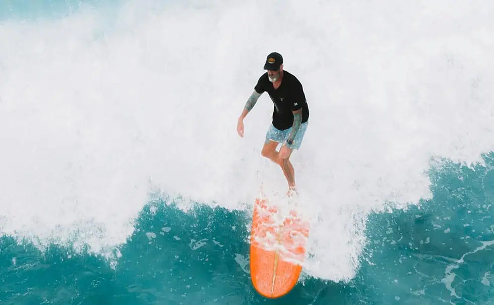 Aerial view of the cove at Swell, Cabarete